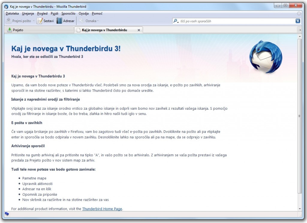 Thunderbird 3.0.5 - jodlajodla.info